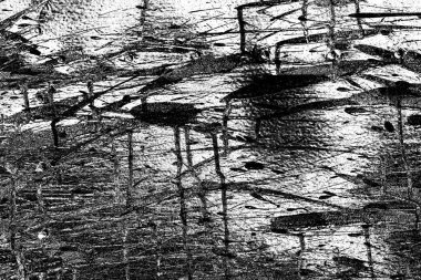 Soyut grunge arkaplanı. Monokrom dokusu. Siyah ve beyaz desenli arkaplan