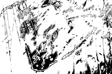 Soyut grunge arkaplanı. Monokrom dokusu. Siyah ve beyaz desenli arkaplan