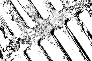 Soyut grunge arkaplanı. Monokrom dokusu. Siyah ve beyaz desenli arkaplan