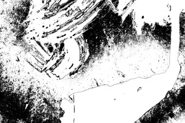 Soyut grunge arkaplanı. Monokrom dokusu. Siyah ve beyaz desenli arkaplan