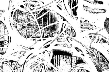 Soyut grunge arkaplanı. Monokrom dokusu. Siyah ve beyaz desenli arkaplan