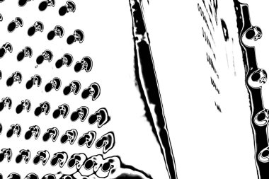 Soyut grunge arkaplanı. Monokrom dokusu. Siyah ve beyaz desenli arkaplan