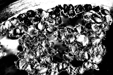 Soyut grunge arkaplanı. Monokrom dokusu. Siyah ve beyaz desenli arkaplan