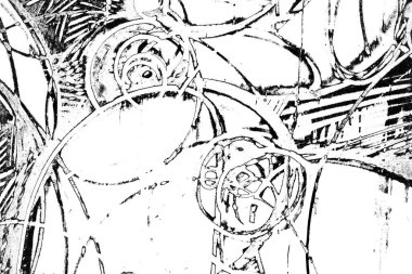 Soyut grunge arkaplanı. Monokrom dokusu. Resim siyah ve beyaz tonları içerir.