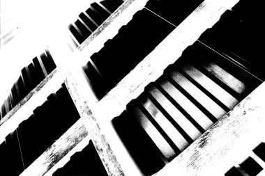 Soyut grunge arkaplanı. Monokrom dokusu. Resim siyah ve beyaz tonları içerir.