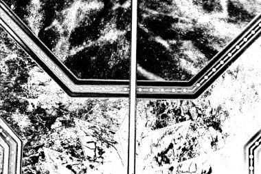 Soyut grunge arkaplanı. Monokrom dokusu. Resim siyah ve beyaz tonları içerir.