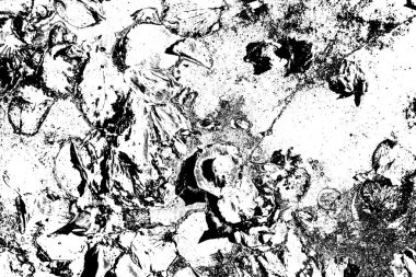 Soyut grunge arkaplanı. Monokrom dokusu. Siyah ve beyaz desenli arkaplan