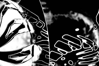 Soyut arkaplan. monokrom dokusu. resim siyah ve beyaz tonları içerir.