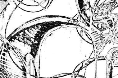 Soyut grunge arkaplanı. Monokrom dokusu. Resim siyah ve beyaz tonları içerir.