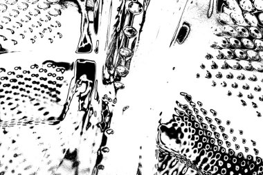Soyut grunge arkaplanı. Monokrom dokusu. Resim siyah ve beyaz tonları içerir.