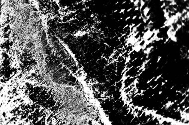 Soyut grunge arkaplanı. Monokrom dokusu. Siyah ve beyaz desenli arkaplan