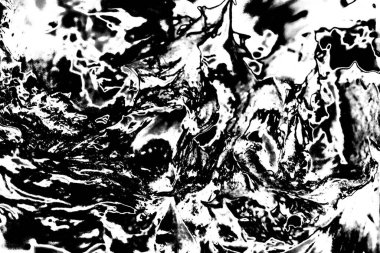 Soyut grunge arkaplanı. Monokrom dokusu. Siyah ve beyaz desenli arkaplan