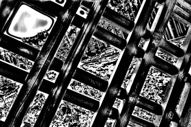 Siyah ve beyaz arkaplanlı tek renkli doku.