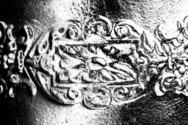 Gri grunge arkaplan, soyut duvar kağıdı.