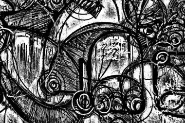 Siyah ve beyaz arkaplanlı tek renkli doku.