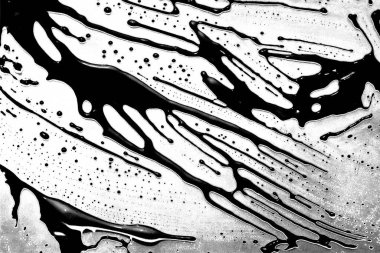 Soyut grunge arkaplanı. Monokrom dokusu. Siyah ve beyaz desenli arkaplan