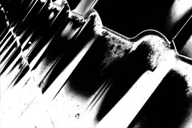 Soyut grunge arkaplanı. Monokrom dokusu. Siyah ve beyaz desenli arkaplan