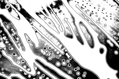 Soyut grunge arkaplanı. Monokrom dokusu. Siyah ve beyaz desenli arkaplan