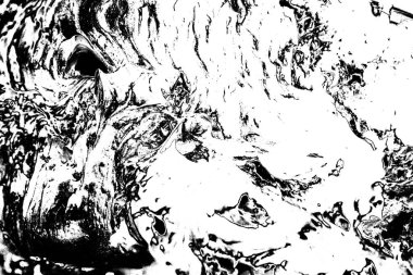 Soyut grunge arkaplanı. Monokrom dokusu. Siyah ve beyaz desenli arkaplan