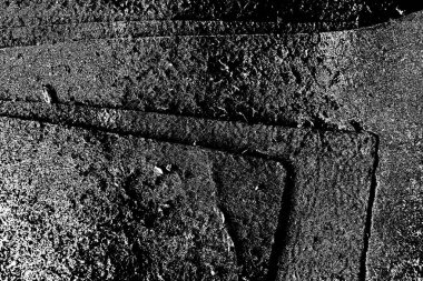 Soyut grunge arkaplanı. Monokrom dokusu. Siyah ve beyaz desenli arkaplan