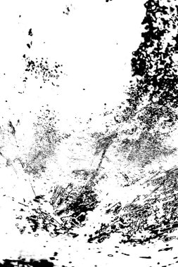 Soyut grunge arkaplanı. Monokrom dokusu. Siyah ve beyaz desenli arkaplan