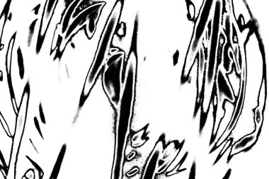 Soyut grunge arkaplanı. Monokrom dokusu. Siyah ve beyaz desenli arkaplan