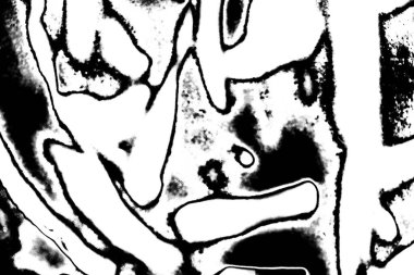 Soyut grunge arkaplanı. Monokrom dokusu. Siyah ve beyaz desenli arkaplan