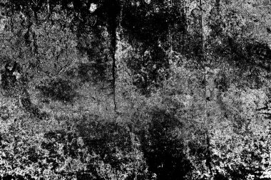 Soyut grunge arkaplanı. Monokrom dokusu. Siyah ve beyaz desenli arkaplan