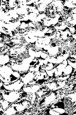 Soyut grunge arkaplanı. Monokrom dokusu. Siyah ve beyaz desenli arkaplan