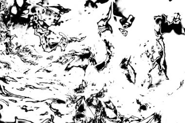 Soyut grunge arkaplanı. Monokrom dokusu. Siyah ve beyaz desenli arkaplan