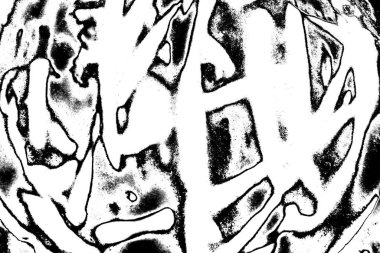 Soyut grunge arkaplanı. Monokrom dokusu. Siyah ve beyaz desenli arkaplan