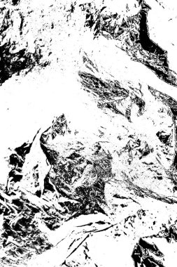 Soyut grunge arkaplanı. Monokrom dokusu. Siyah ve beyaz desenli arkaplan