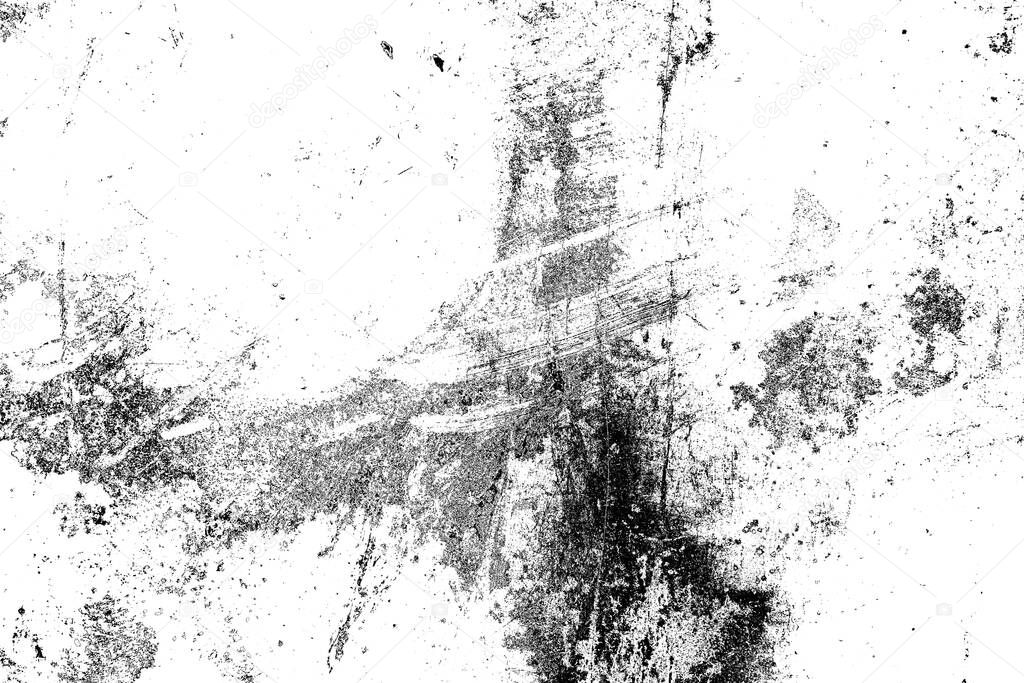 Monochrome texture. Black and white background. Abstract grunge background.
