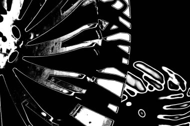 Monokrom dokusu. Siyah beyaz arka plan. Soyut grunge arkaplanı.