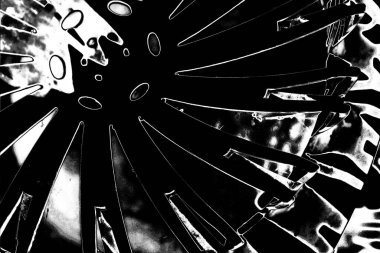 Soyut siyah beyaz arka plan. monokrom dokusu. 