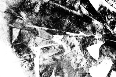 Soyut grunge arkaplanı. Monokrom dokusu. Resim siyah ve beyaz tonları içerir.