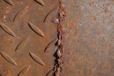 Çizik ve çatlaklarla metal doku