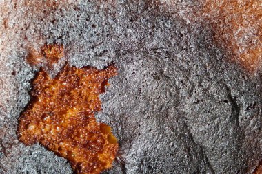 Yanmış hamur yüzeyi, kopyalama alanı