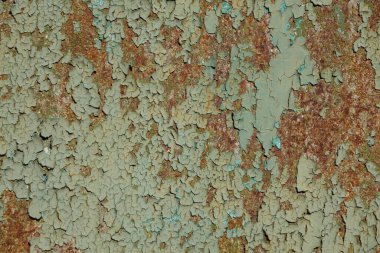 Çizik ve çatlaklarla metal doku