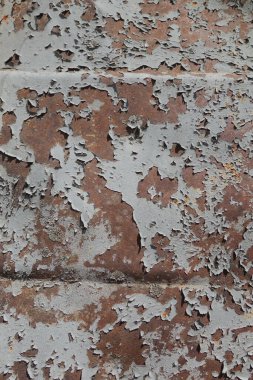 Çizik ve çatlaklarla metal doku