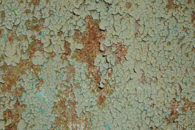 Çizik ve çatlaklarla metal doku