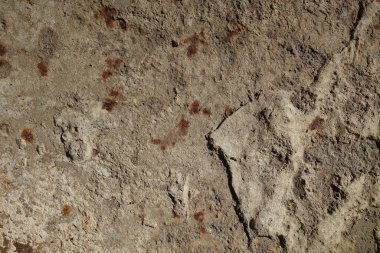 Çizik ve çatlaklarla metal doku