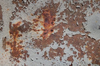 Çizik ve çatlaklarla metal doku