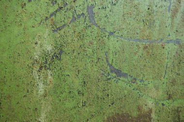 Çizik ve çatlaklarla metal doku