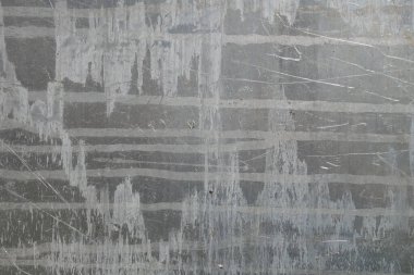 Çizik ve çatlaklarla metal doku