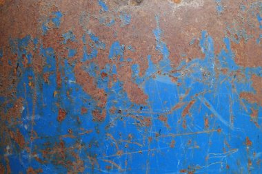 Çizik ve çatlaklarla metal doku