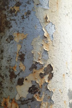 Çizik ve çatlaklarla metal doku