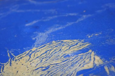 Mavi boya dokusu ve arkaplan