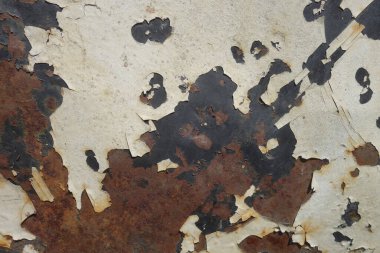 Çizik ve çatlaklarla metal doku