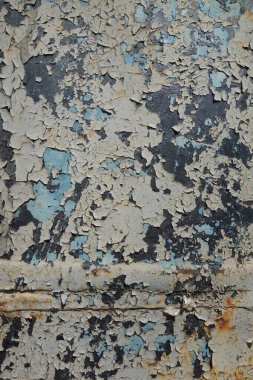 Çizik ve çatlaklarla metal doku